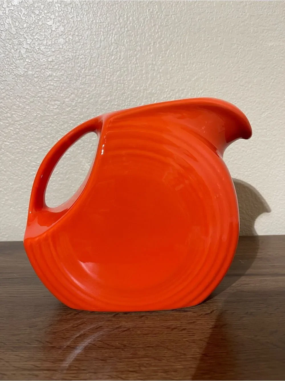 Fiesta Bright Orange Disc Pitcher